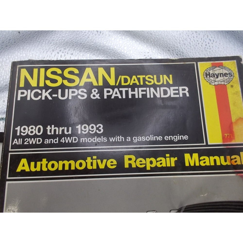Haynes Nissan Datsun Pick-up Pathfinder Repair Manual 1980-1993 Gasoline 771